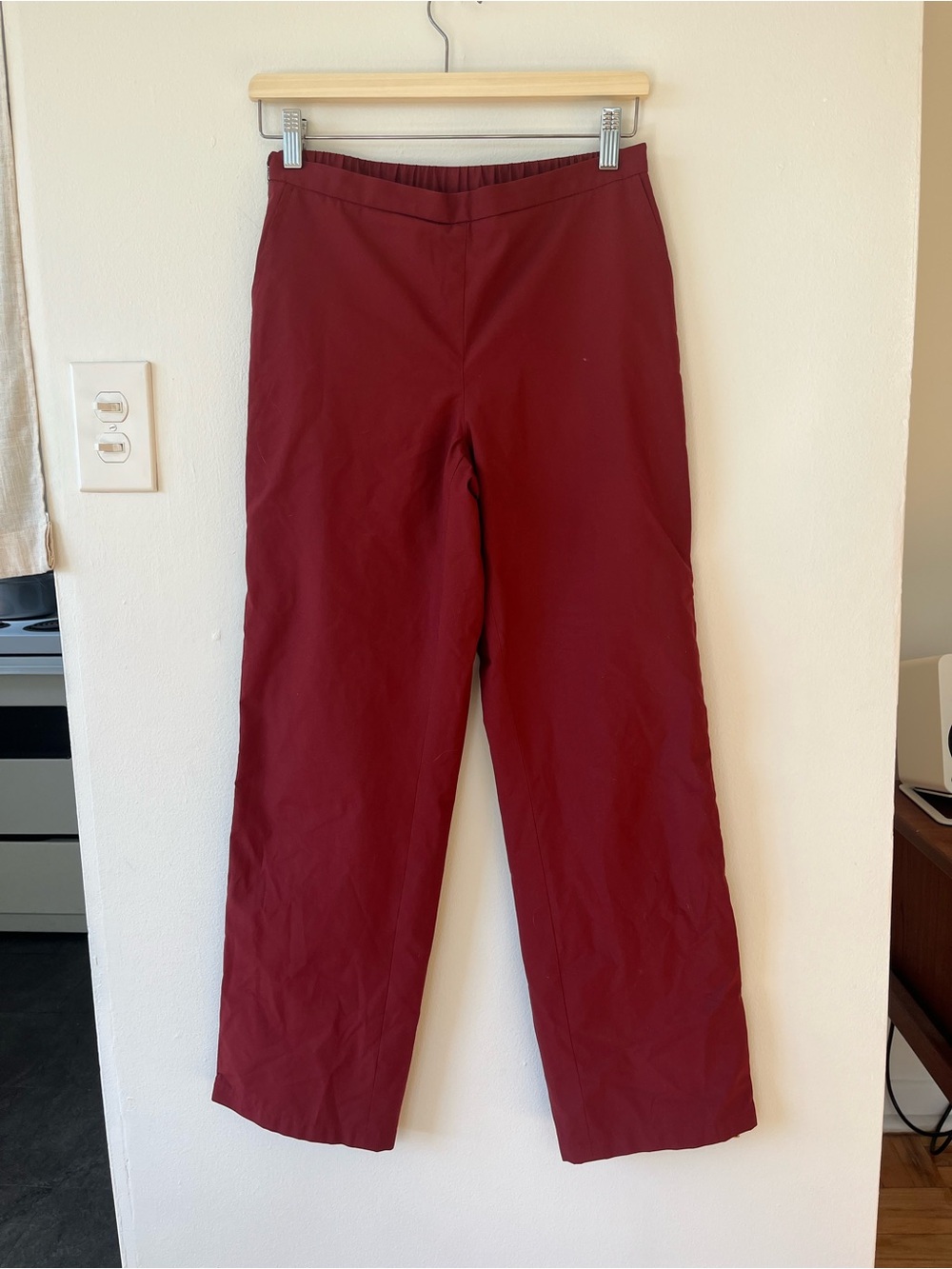 Prada Burgundy Track Pants